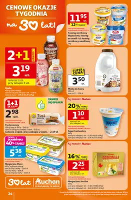Auchan - gazetka promocyjna Gazetka 30 Lat Hipermarket Auchan od czwartku 15.01 do środy 21.01 - strona 24