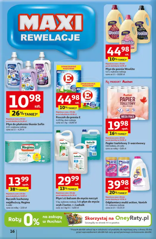 Auchan - gazetka promocyjna Gazetka 30 Lat Hipermarket Auchan od czwartku 15.01 do środy 21.01 - strona 16