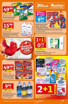 Auchan - gazetka promocyjna Gazetka 30 Lat Hipermarket Auchan od czwartku 15.01 do środy 21.01 - strona 33