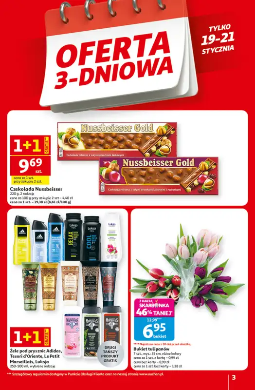 Auchan - gazetka promocyjna Gazetka 30 Lat Hipermarket Auchan od czwartku 15.01 do środy 21.01 - strona 3