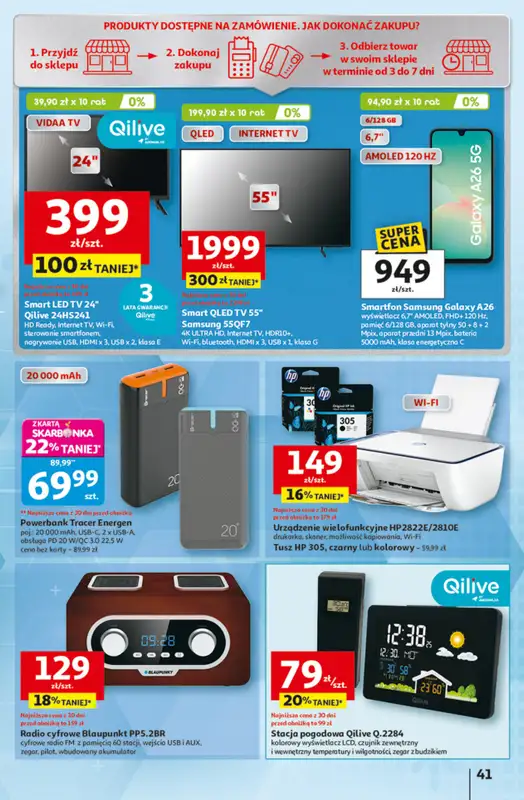 Auchan - gazetka promocyjna Gazetka 30 Lat Hipermarket Auchan od czwartku 15.01 do środy 21.01 - strona 41