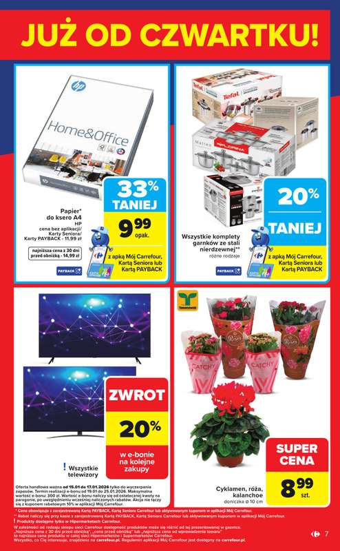 Carrefour Market - gazetka promocyjna Gazetka Weekend promek już od czwartku od czwartku 15.01 do soboty 17.01 - strona 7