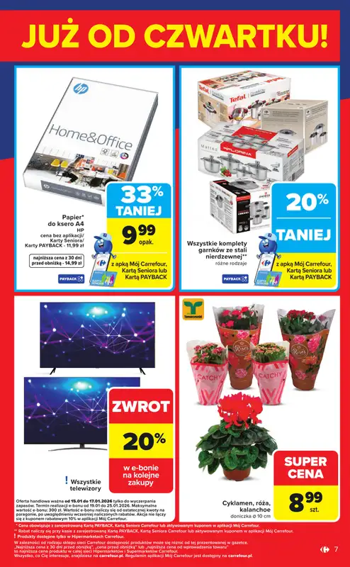 Carrefour Market - gazetka promocyjna Gazetka Weekend promek już od czwartku od czwartku 15.01 do soboty 17.01 - strona 7