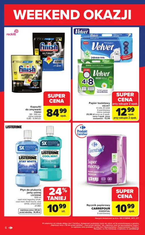 Carrefour - gazetka promocyjna Gazetka Weekend promek już od czwartku od czwartku 15.01 do soboty 17.01 - strona 6