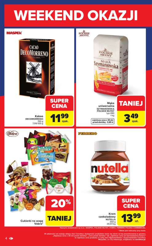 Carrefour - gazetka promocyjna Gazetka Weekend promek już od czwartku od czwartku 15.01 do soboty 17.01 - strona 4