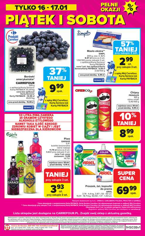 Carrefour - gazetka promocyjna Gazetka Weekend promek już od czwartku od czwartku 15.01 do soboty 17.01 - strona 8