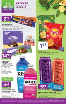 Stokrotka - gazetka promocyjna Gazetka Express od czwartku 15.01 do środy 21.01