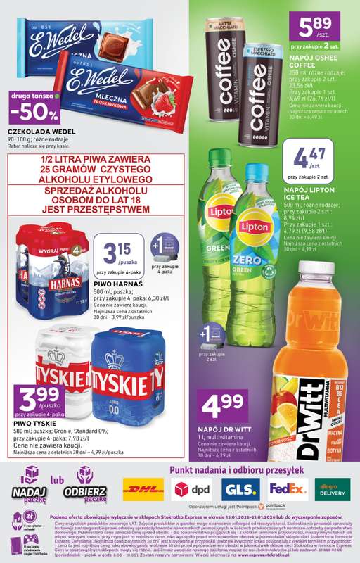 Stokrotka - gazetka promocyjna Gazetka Express od czwartku 15.01 do środy 21.01 - strona 6