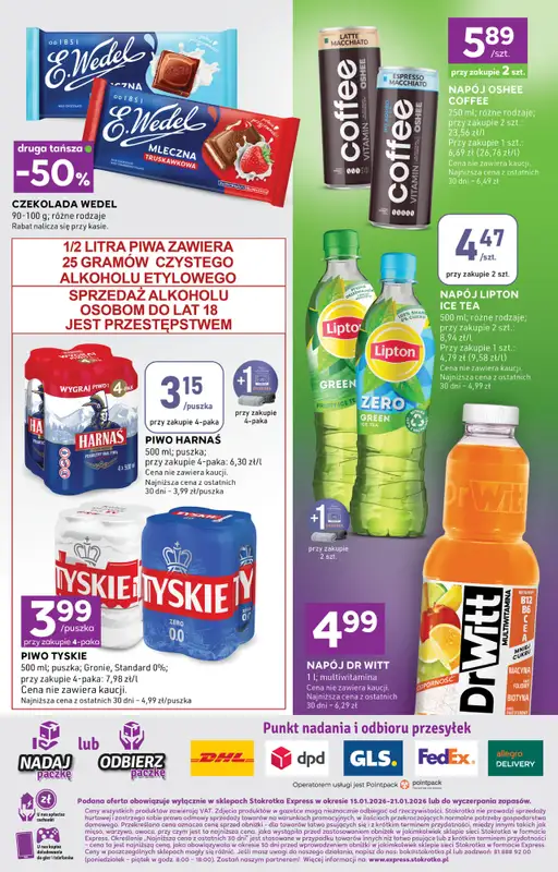 Stokrotka - gazetka promocyjna Gazetka Express od czwartku 15.01 do środy 21.01 - strona 6