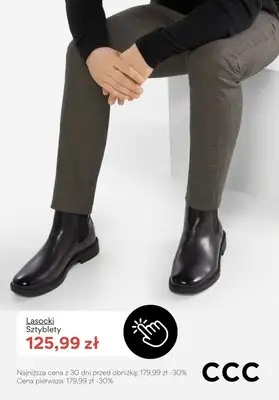 CCC - gazetka promocyjna Sztyblety męskie - PROMOCJE od wtorku 13.01  - strona 3