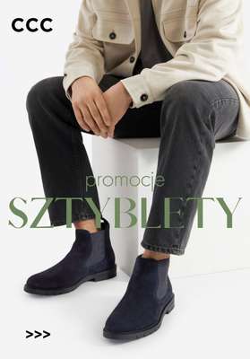 CCC - gazetka promocyjna Sztyblety męskie - PROMOCJE od wtorku 13.01 