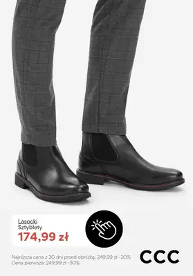 CCC - gazetka promocyjna Sztyblety męskie - PROMOCJE od wtorku 13.01  - strona 8