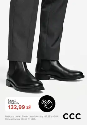 CCC - gazetka promocyjna Sztyblety męskie - PROMOCJE od wtorku 13.01  - strona 6