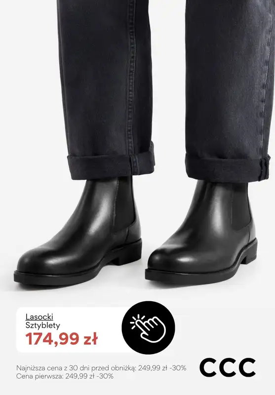 CCC - gazetka promocyjna Sztyblety męskie - PROMOCJE od wtorku 13.01  - strona 9