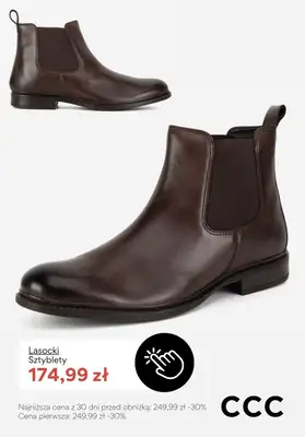 CCC - gazetka promocyjna Sztyblety męskie - PROMOCJE od wtorku 13.01  - strona 7