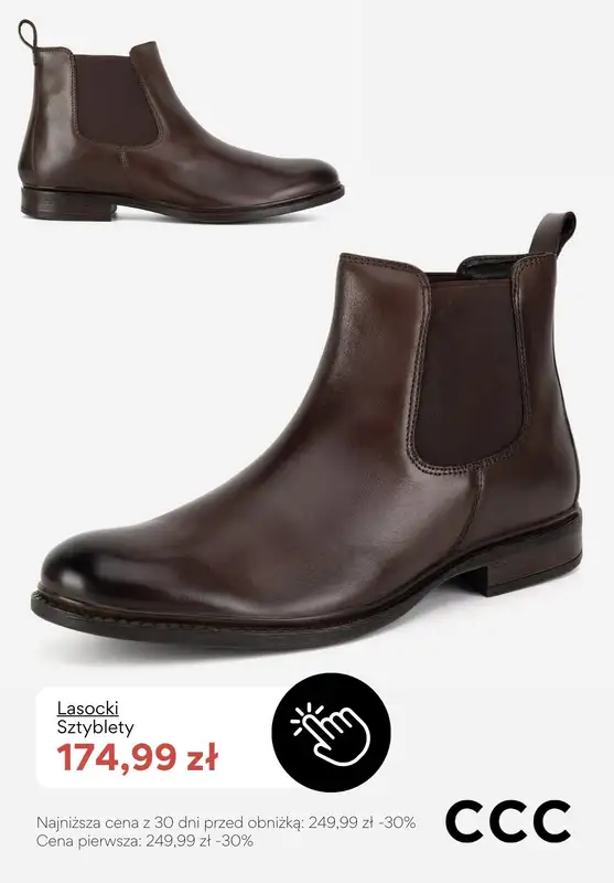 CCC - gazetka promocyjna Sztyblety męskie - PROMOCJE od wtorku 13.01  - strona 7