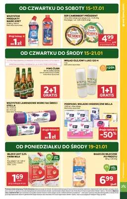 Stokrotka - gazetka promocyjna Gazetka Market od czwartku 15.01 do środy 21.01 - strona 3