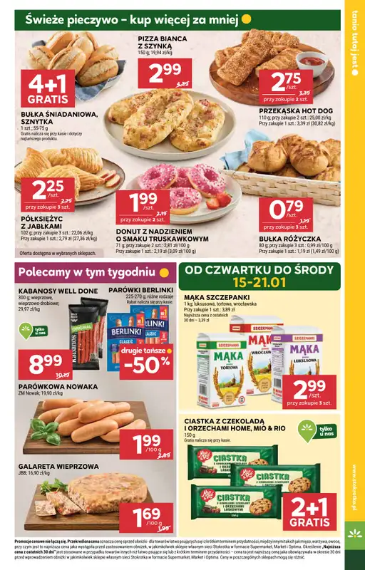 Stokrotka - gazetka promocyjna Gazetka Market od czwartku 15.01 do środy 21.01 - strona 5