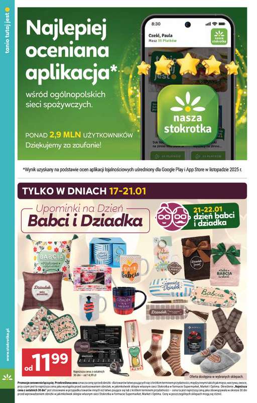 Stokrotka - gazetka promocyjna Gazetka Market od czwartku 15.01 do środy 21.01 - strona 14