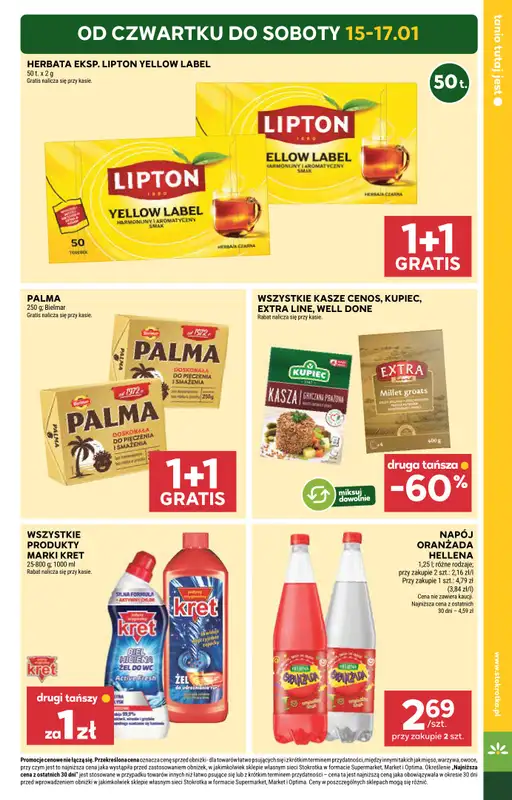 Stokrotka - gazetka promocyjna Gazetka Supermarket od czwartku 15.01 do środy 21.01 - strona 3