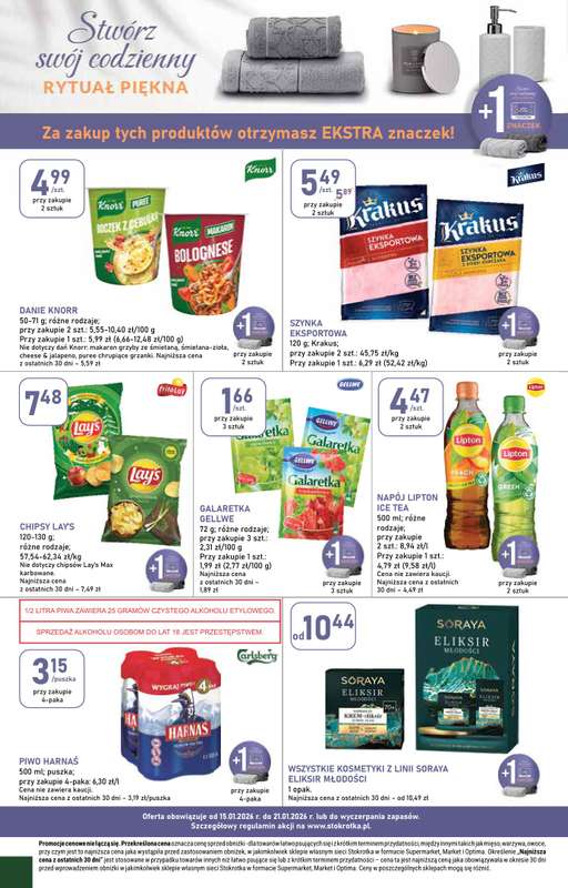Stokrotka - gazetka promocyjna Gazetka Supermarket od czwartku 15.01 do środy 21.01 - strona 8