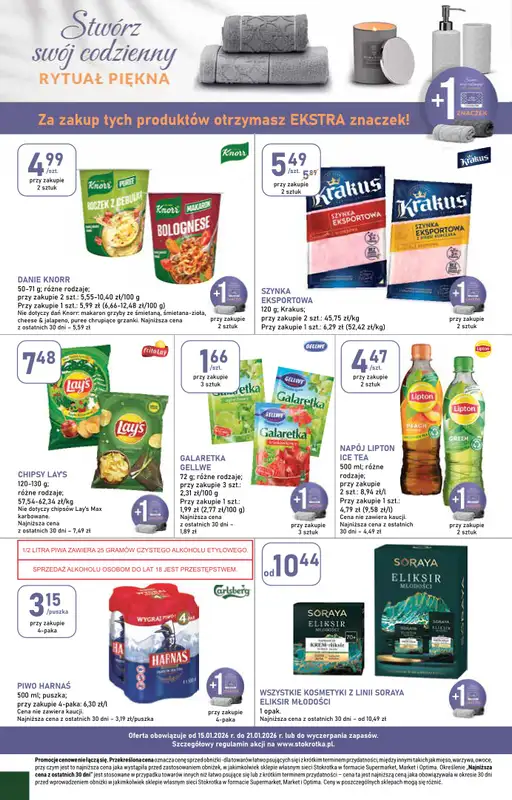 Stokrotka - gazetka promocyjna Gazetka Supermarket od czwartku 15.01 do środy 21.01 - strona 8