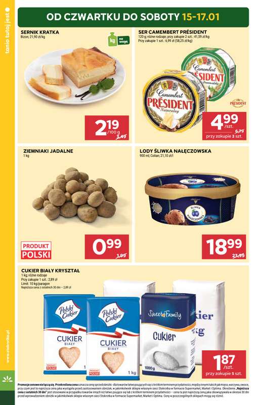 Stokrotka - gazetka promocyjna Gazetka Supermarket od czwartku 15.01 do środy 21.01 - strona 2