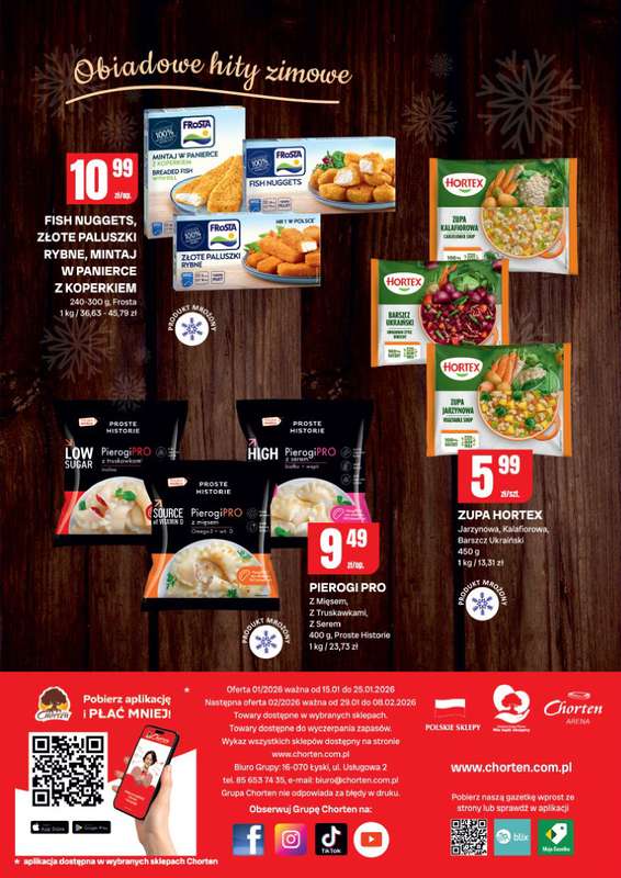 Chorten - gazetka promocyjna Gazetka Dolny Śląsk, Wielkopolska, Zach-pom, Lubuskie Market od czwartku 15.01 do niedzieli 25.01 - strona 8