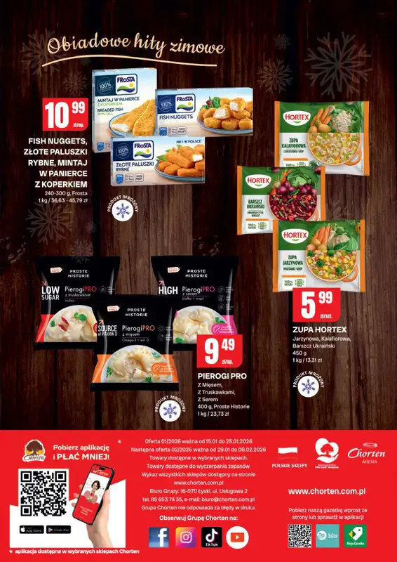 Chorten - gazetka promocyjna Gazetka Dolny Śląsk, Wielkopolska, Zach-pom, Lubuskie Market od czwartku 15.01 do niedzieli 25.01 - strona 8