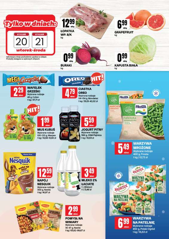 Chorten - gazetka promocyjna Gazetka Małopolska, Śląsk, Podkarpacie, Opolskie Market od czwartku 15.01 do niedzieli 25.01 - strona 3