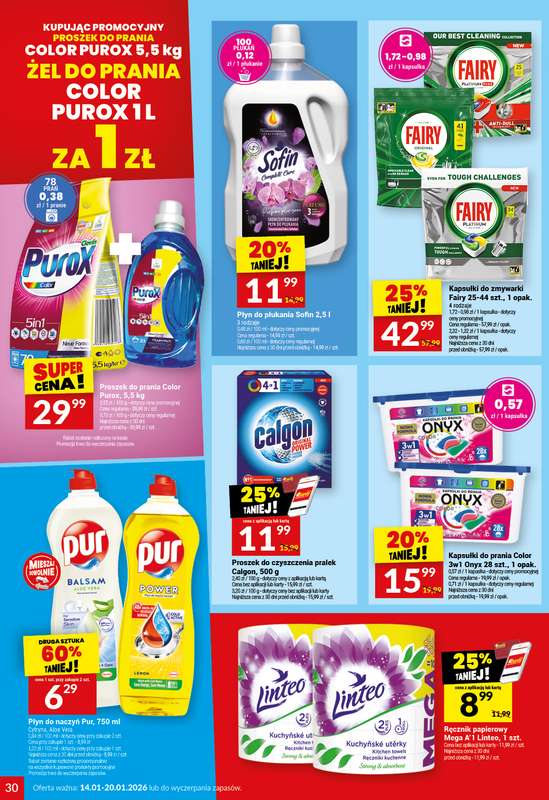 Twój Market - gazetka promocyjna Gazetka od środy 14.01 do wtorku 20.01 - strona 30
