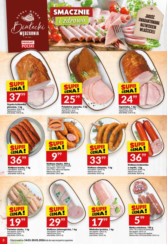 Twój Market - gazetka promocyjna Gazetka od środy 14.01 do wtorku 20.01 - strona 8