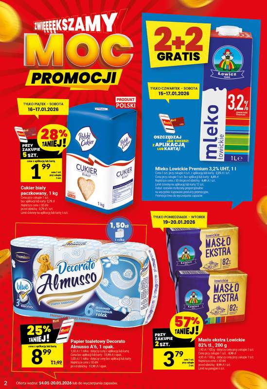 Twój Market - gazetka promocyjna Gazetka od środy 14.01 do wtorku 20.01 - strona 2