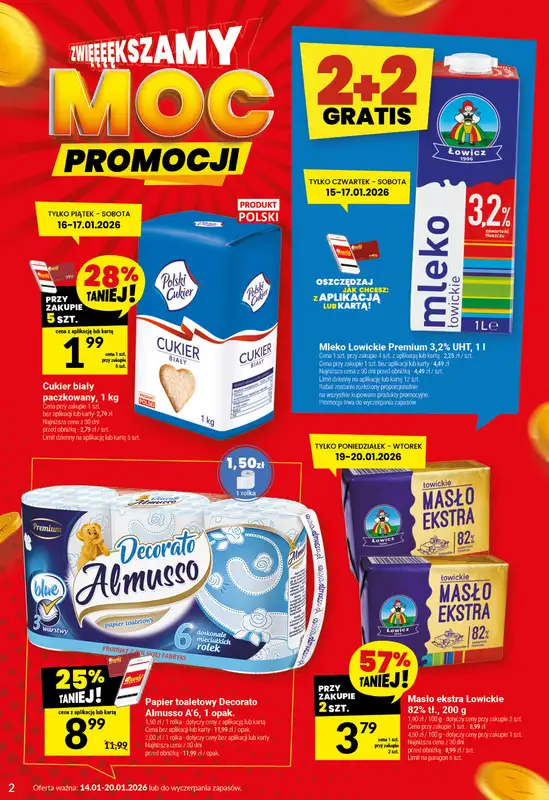 Twój Market - gazetka promocyjna Gazetka od środy 14.01 do wtorku 20.01 - strona 2