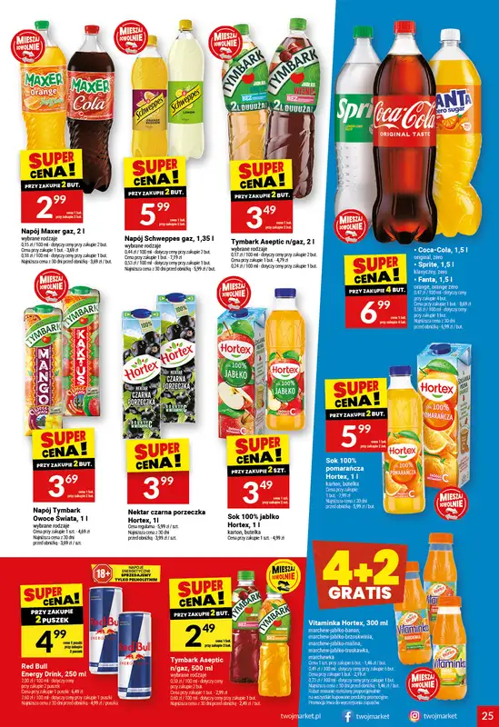 Twój Market - gazetka promocyjna Gazetka od środy 14.01 do wtorku 20.01 - strona 25