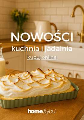 home&you - gazetka promocyjna NOWOŚCI - kuchnia i jadalnia od wtorku 13.01 do wtorku 20.01