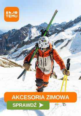 Temu - gazetka promocyjna Akcesoria sportowe na zimę od wtorku 13.01 