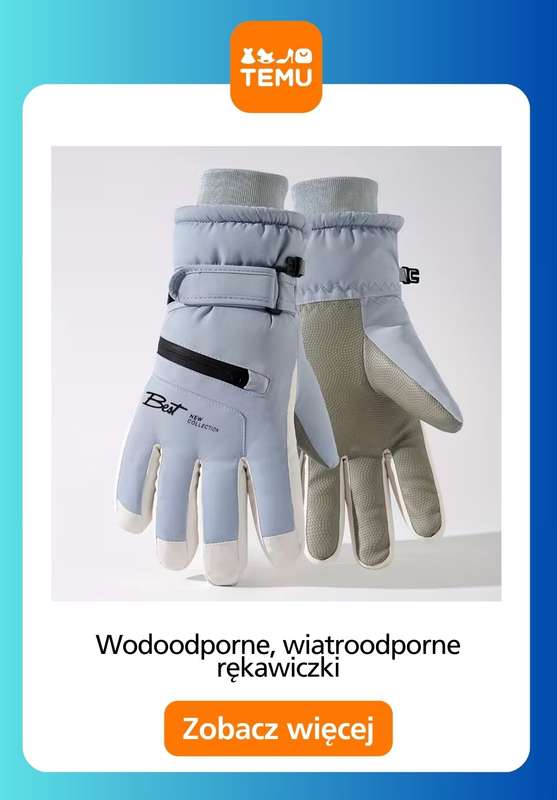 Temu - gazetka promocyjna Akcesoria sportowe na zimę od wtorku 13.01  - strona 5