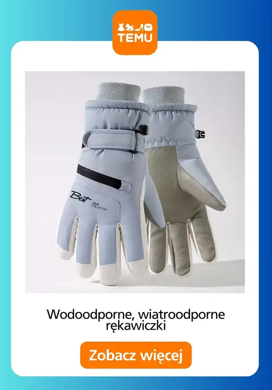 Temu - gazetka promocyjna Akcesoria sportowe na zimę od wtorku 13.01  - strona 5