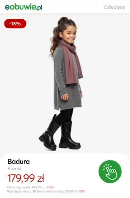 eobuwie.pl - gazetka promocyjna Buty zimowe dla dzieci do -50% od wtorku 13.01  - strona 10