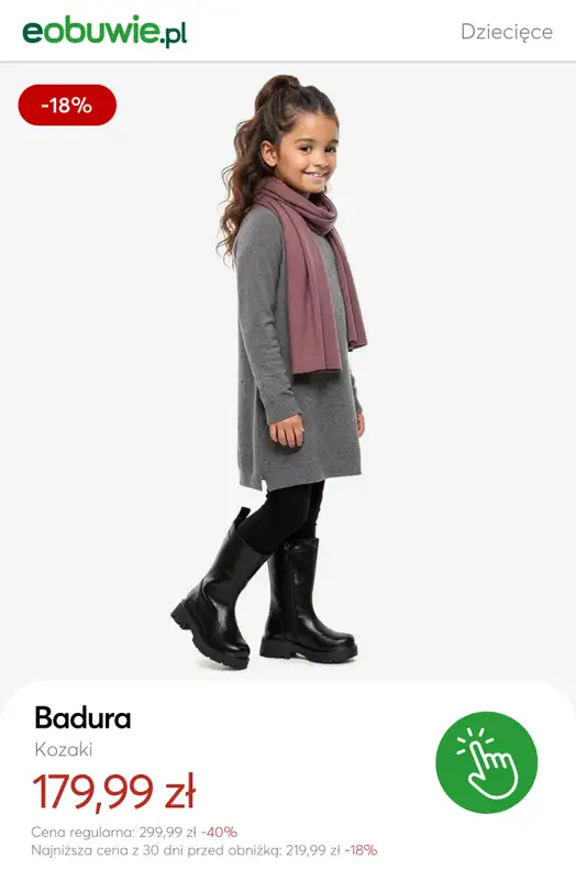 eobuwie.pl - gazetka promocyjna Buty zimowe dla dzieci do -50% od wtorku 13.01  - strona 10