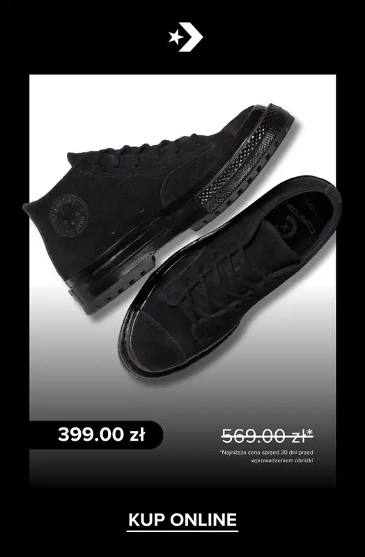 BEST SALE - gazetka promocyjna Converse | Zimowa wyprzedaż od wtorku 13.01  - strona 8