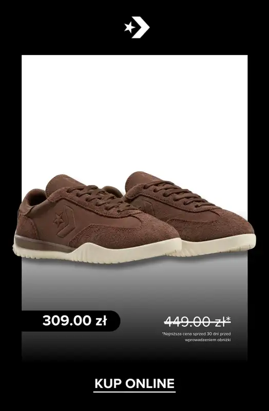 BEST SALE - gazetka promocyjna Converse | Zimowa wyprzedaż od wtorku 13.01  - strona 9