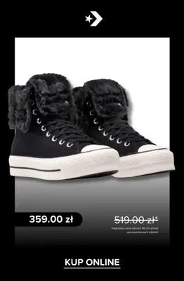 BEST SALE - gazetka promocyjna Converse | Zimowa wyprzedaż od wtorku 13.01  - strona 6