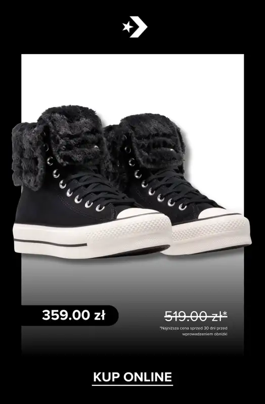 BEST SALE - gazetka promocyjna Converse | Zimowa wyprzedaż od wtorku 13.01  - strona 6