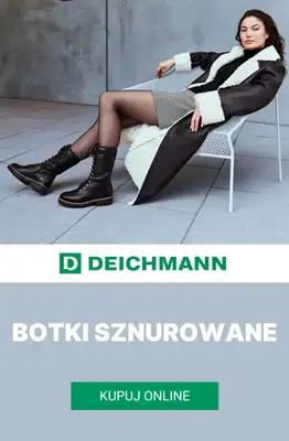 Deichmann - gazetka promocyjna Botki sznurowane damskie od wtorku 13.01 