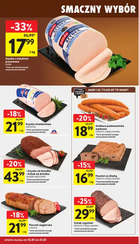 Intermarche - gazetka promocyjna Gazetka od czwartku 15.01 do środy 21.01 - strona 22