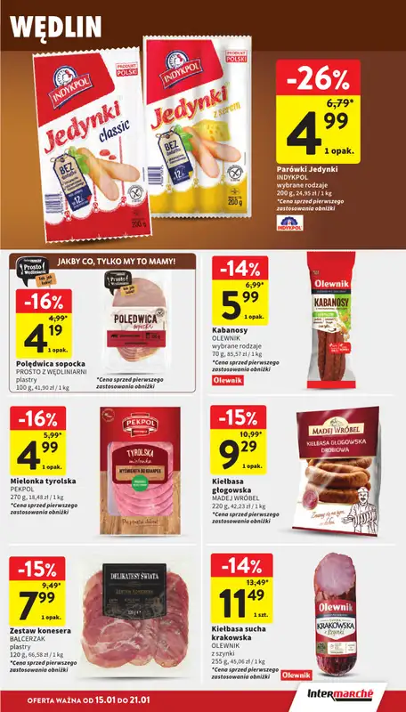 Intermarche - gazetka promocyjna Gazetka od czwartku 15.01 do środy 21.01 - strona 23