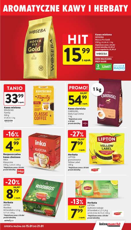 Intermarche - gazetka promocyjna Gazetka od czwartku 15.01 do środy 21.01 - strona 33