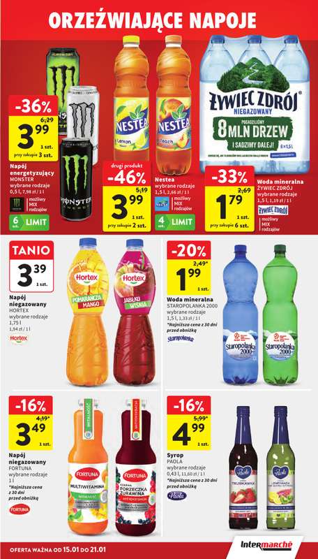Intermarche - gazetka promocyjna Gazetka od czwartku 15.01 do środy 21.01 - strona 39